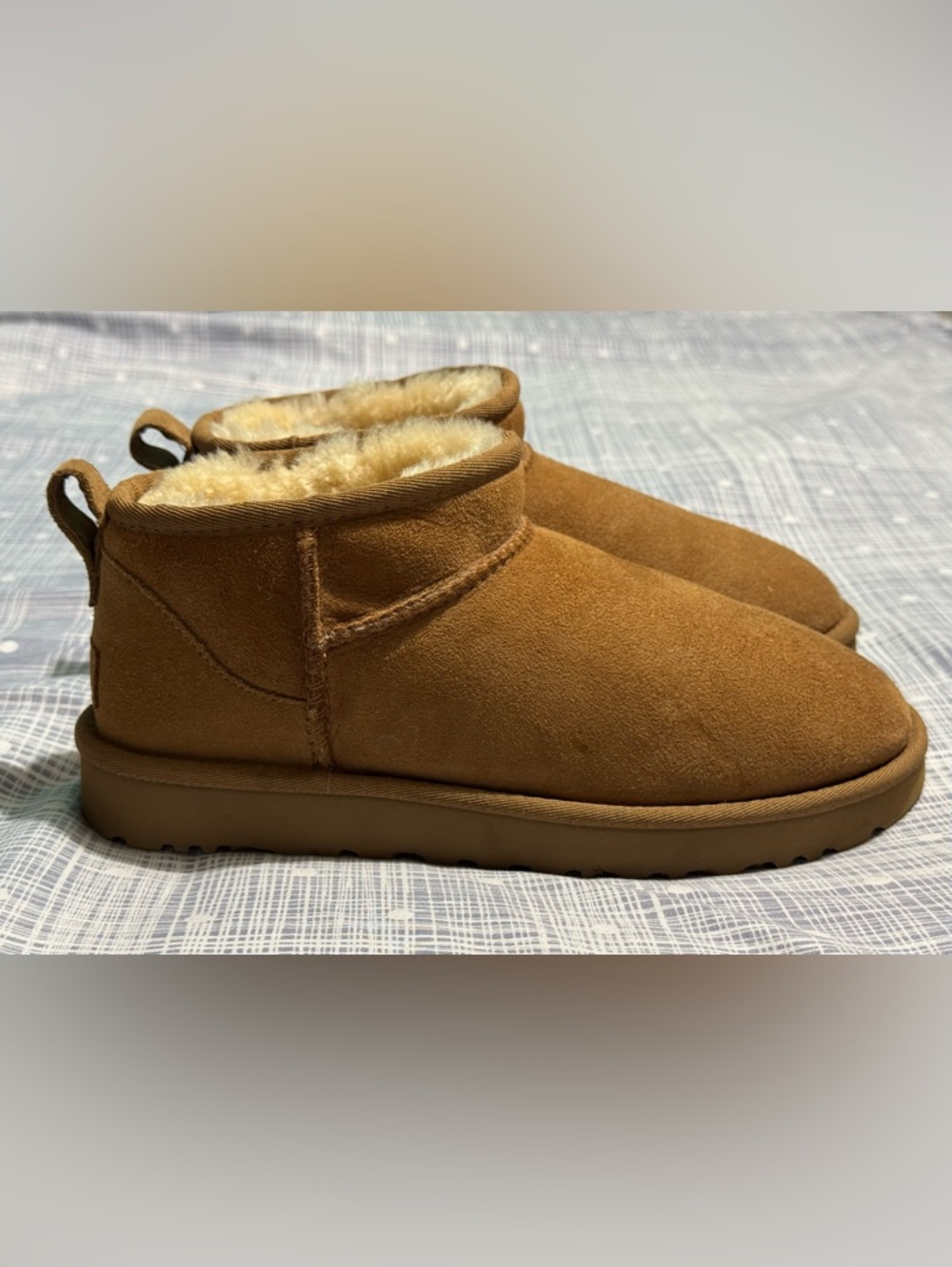 Ugg Classic Ultra Mini Boots Chestnut Size 8 GUC! - Picture 4 of 15